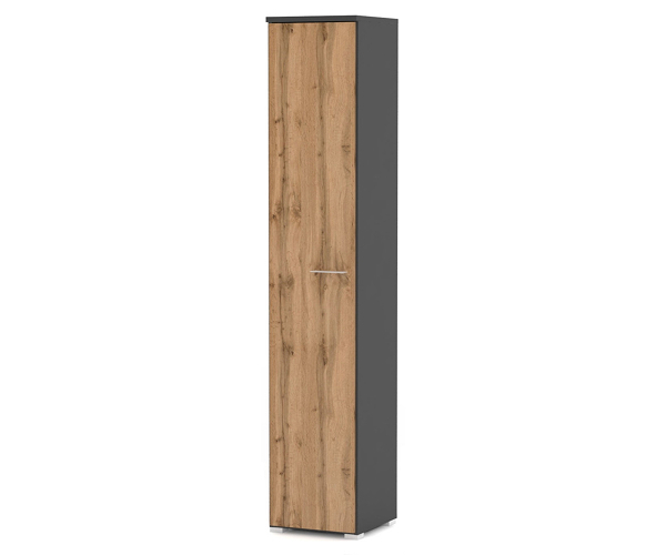 Шкаф узкий высокий закрытый 40x42x210 см Матрикс