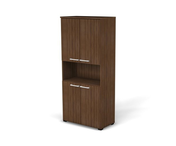 Шкаф средний комбинированный 78x43x176 см Смарт