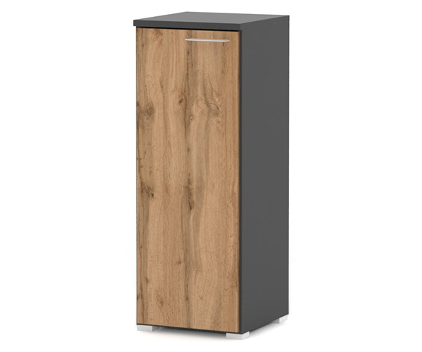 Шкаф узкий средний закрытый 40x42x110 см Матрикс