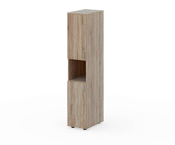 Шкаф высокий комбинированный 35x55x183 см Лайт