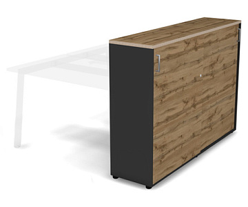 Шкаф-купе приставной 160x40x115 см Матрикс
